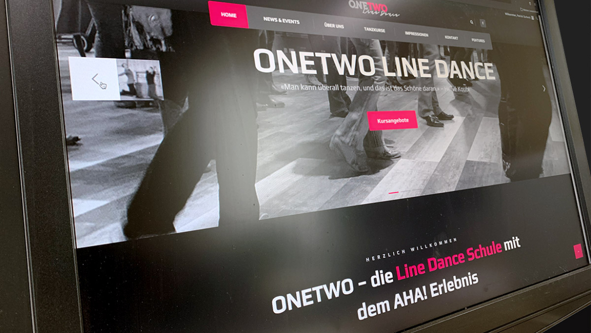 Neue ONETWO Line Dance Webseite ❤️ – Dezember 2022