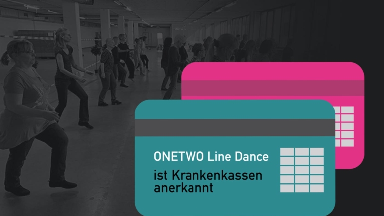 ONETWO Line Dance ist bei den Krankenkassen anerkannt